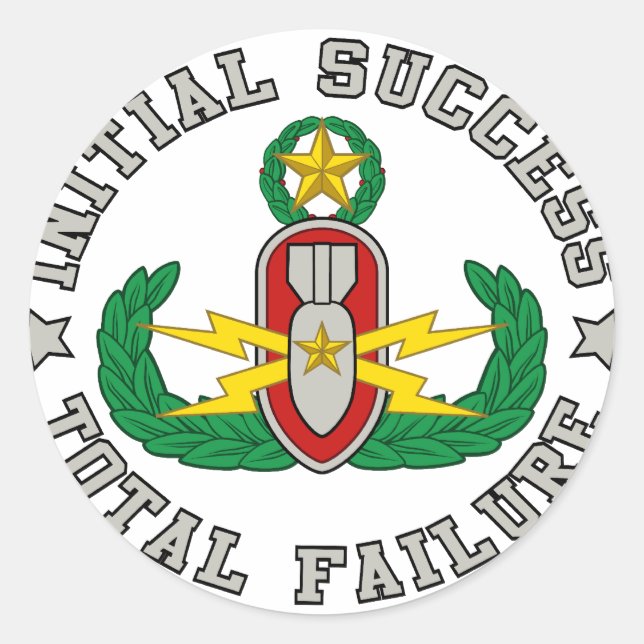 EOD Master in colour ISTF Classic Round Sticker (Front)