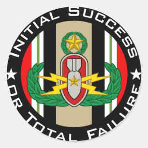 EOD Master in colour OIF ISoTF Classic Round Sticker