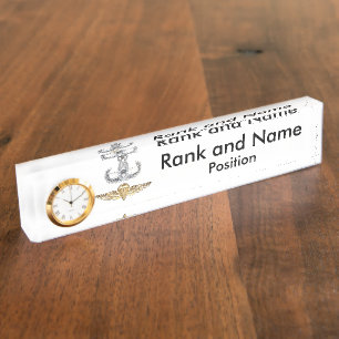 EOD Master Parachutist Nameplate