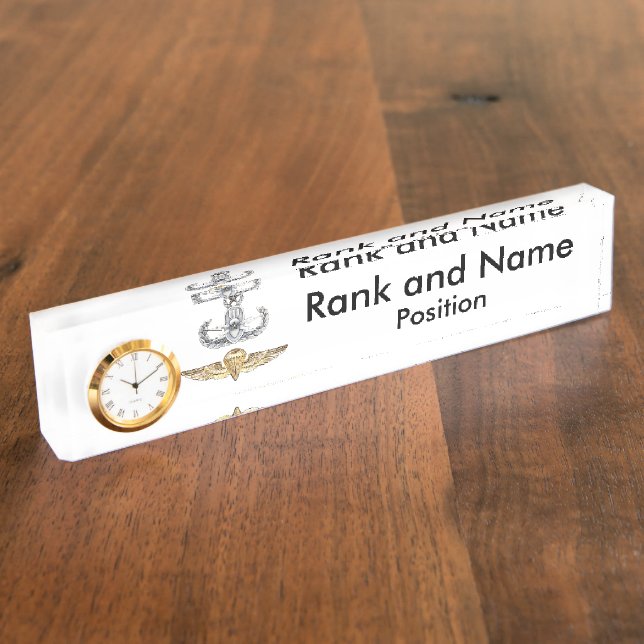 EOD Master Parachutist Nameplate (Side)