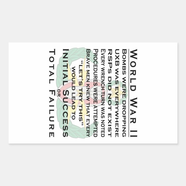 EOD Master WWII Sticker (Front)