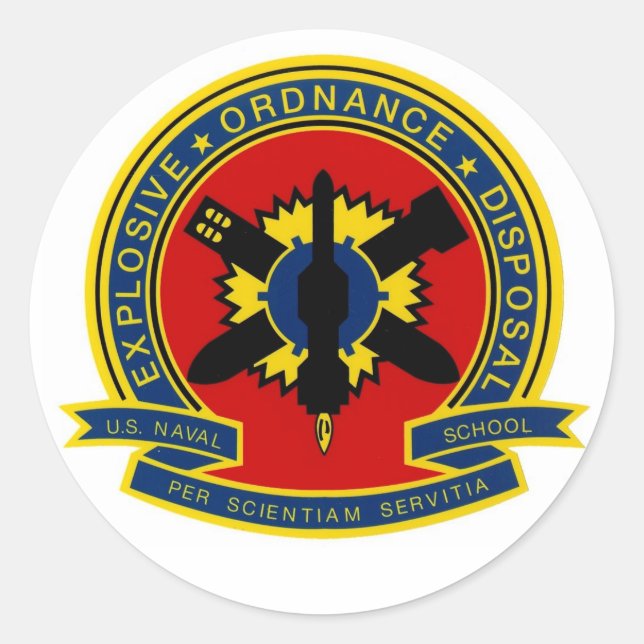 EOD School Classic Round Sticker (Front)