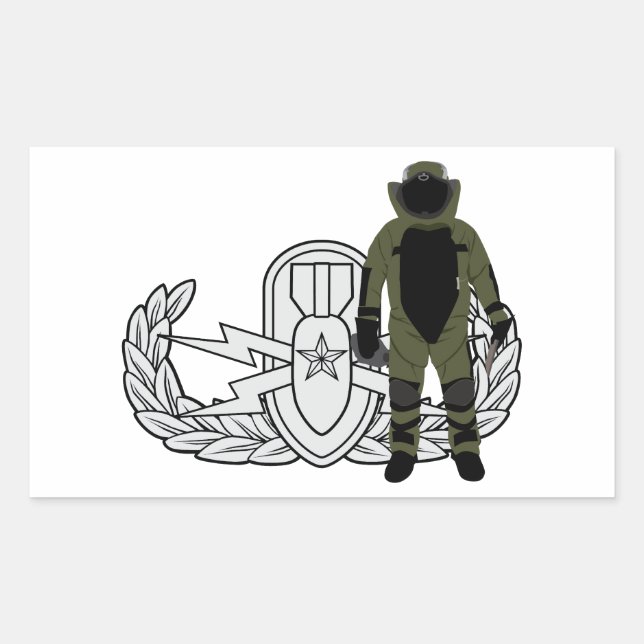 EOD Senior Bomb Suit Sticker (Front)