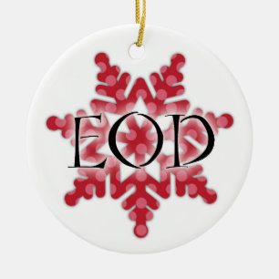 EOD snowflake Ornament