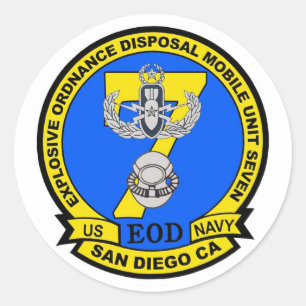 EODMU7 Ver 3 Classic Round Sticker