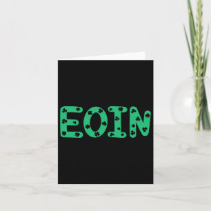 Eoin Patricks Day Irish Matching Family Funny Irel Card