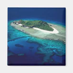 Eori Island, Mamanuca Islands, Fiji - aerial Magnet