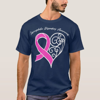 Eosinophilic Disorders Awareness Heart Ribbon Gift T-Shirt