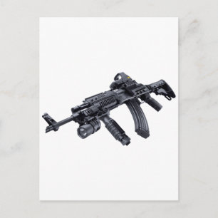 EOTech Sighted Tactical AK-47 Assault Rifle Postcard