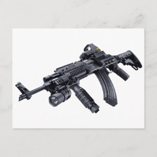 EOTech Sighted Tactical AK-47 Assault Rifle Postcard