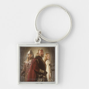 Eowyn and Theoden Keychain