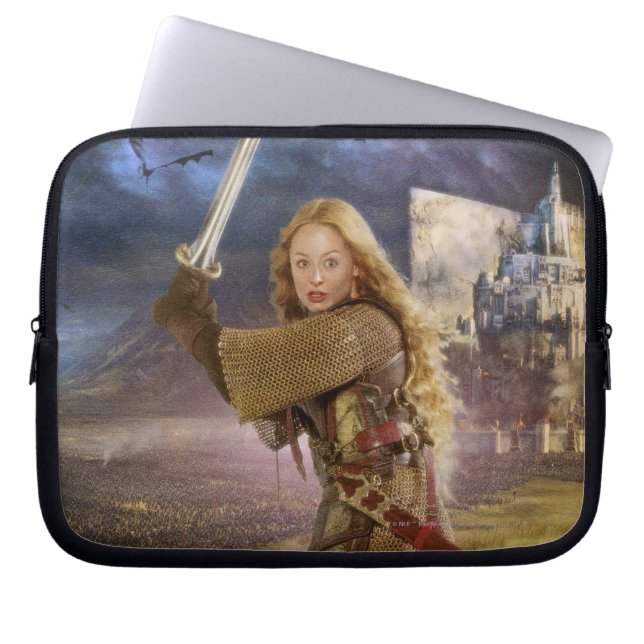 Eowyn Raises Sword Laptop Sleeve (Front)