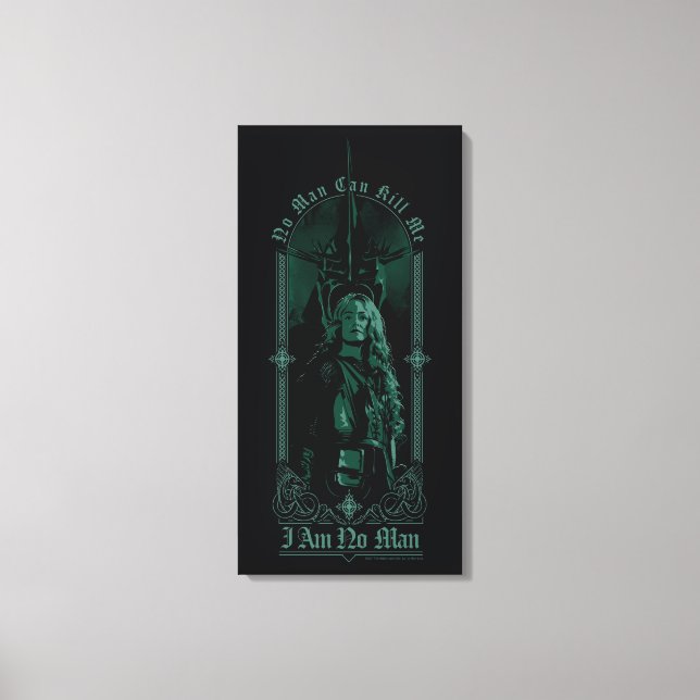 Éowyn Vs SAURON™ "I Am No Man" Rohan Graphic Canvas Print (Front)