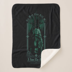 Éowyn Vs SAURON™ "I Am No Man" Rohan Graphic Sherpa Blanket