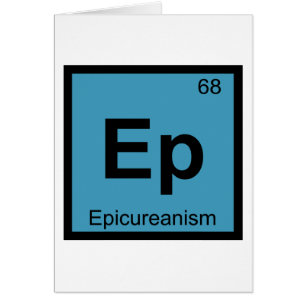 Ep - Philosophie de l'Épicurisme Symbole de Chimie