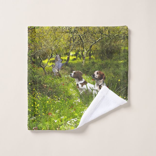 Epagneul Breton, Bretagne Espagne (Gant de toilette)