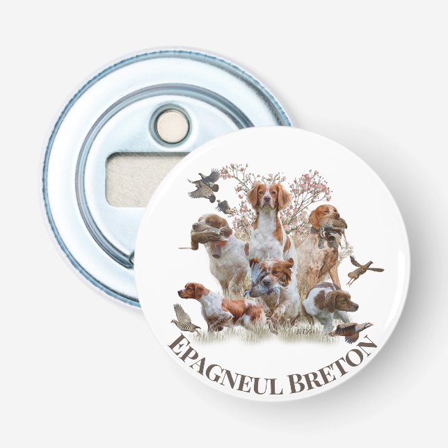 Epagneul Breton, Brittany Spaniel   Bottle Opener (Front)