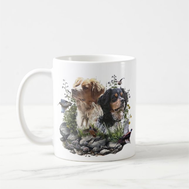 Epagneul Breton, Brittany Spaniel   Coffee Mug (Left)