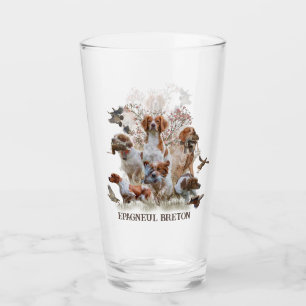 Epagneul Breton, Brittany Spaniel      Glass