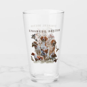 Epagneul Breton, Brittany Spaniel      Glass