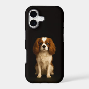 Épagneul Cavalier Noir 4 Luxe iPhone 17 Mate