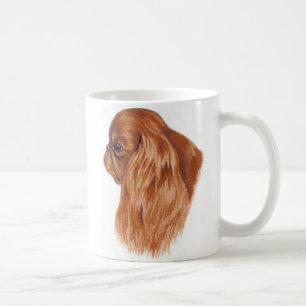 Épagneul de roi Charles rouge de tasse (non