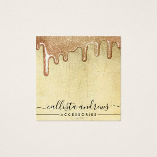 Épaisseur de Parties scintillant Glam Gold Drips É