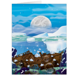 Épave sous-marine de l'Arctique