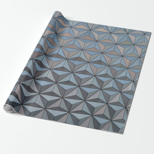 Epcot Wrapping Paper (Unrolled)