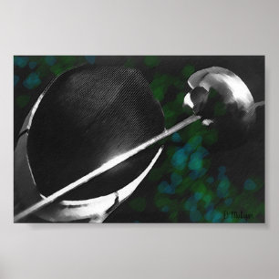 Epee and Mask Still Life POSTER