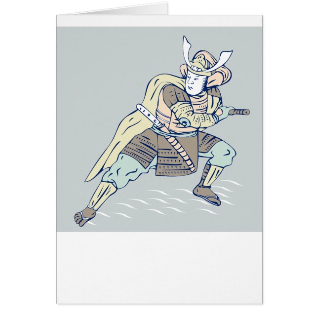 Épée samouraï de katana de guerrier (Devant)