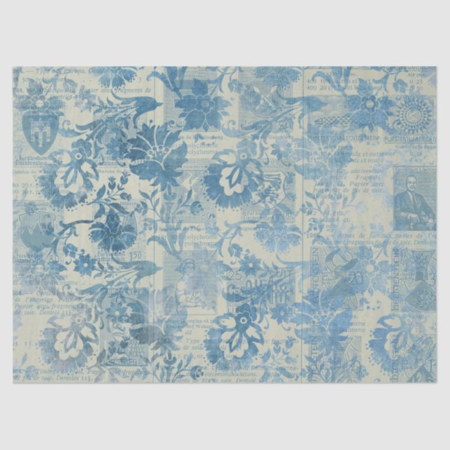 Ephemera Blue Paper Series Design 13 (Front)