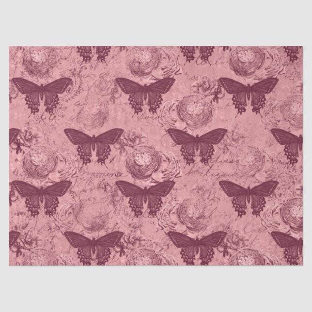 Ephemera Burgundy Paper Series Design 16 (Front)