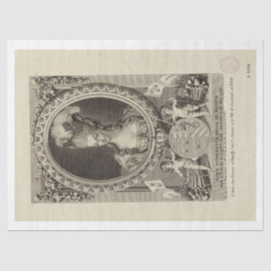 Ephemera Decoupage Marie-Antoinette Queen France Tissue Paper