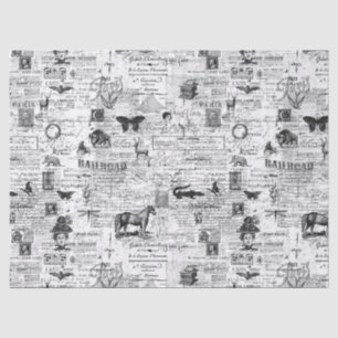 Ephemera Illustrations Tissue or Decoupage Paper