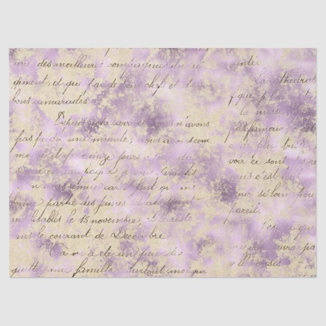 Ephemera Lavendar Paper Series Design 4 (Front)