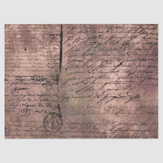 Ephemera Rose Gold Paper Series Design 2 (Front)