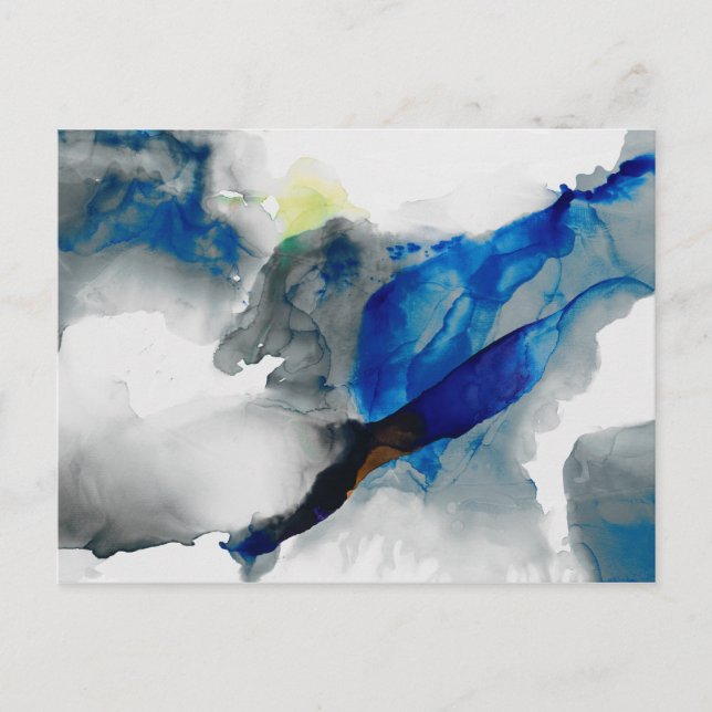 Ephemeral - Blue & Grey Postcard (Front)