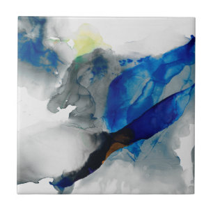 Ephemeral - Blue & Grey Tile