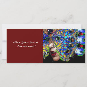 EPHEMERAL Mardi Gras Masquerade Ball ,Blue Mask Announcement