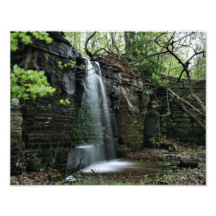 Ephemeral Waterfall  Photo Print