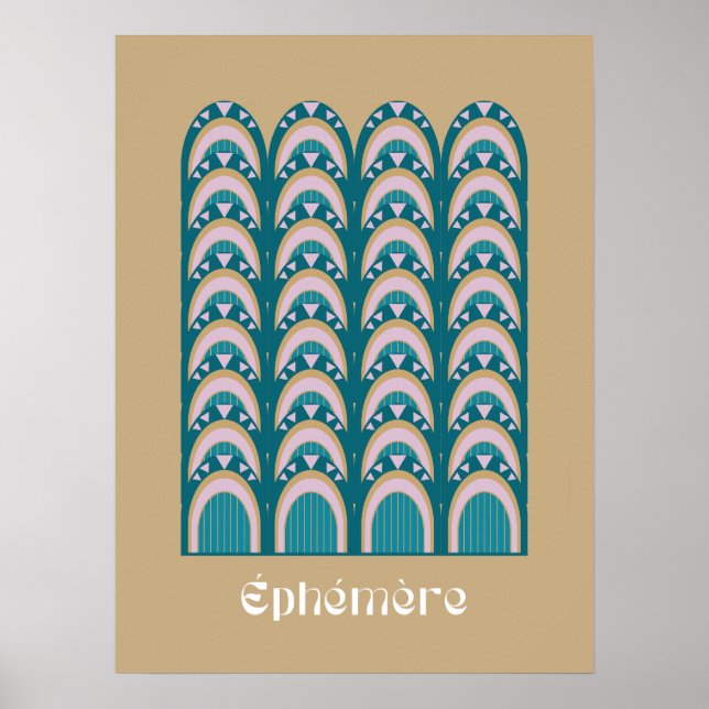 éphémère art deco poster (Front)