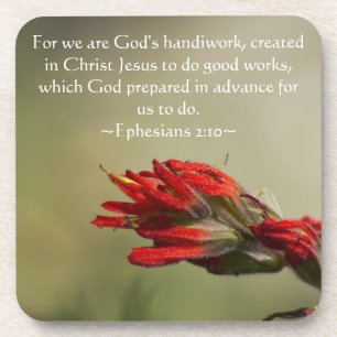 Ephesians 2:10 coaster