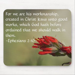 Ephesians 2:10 mouse pad