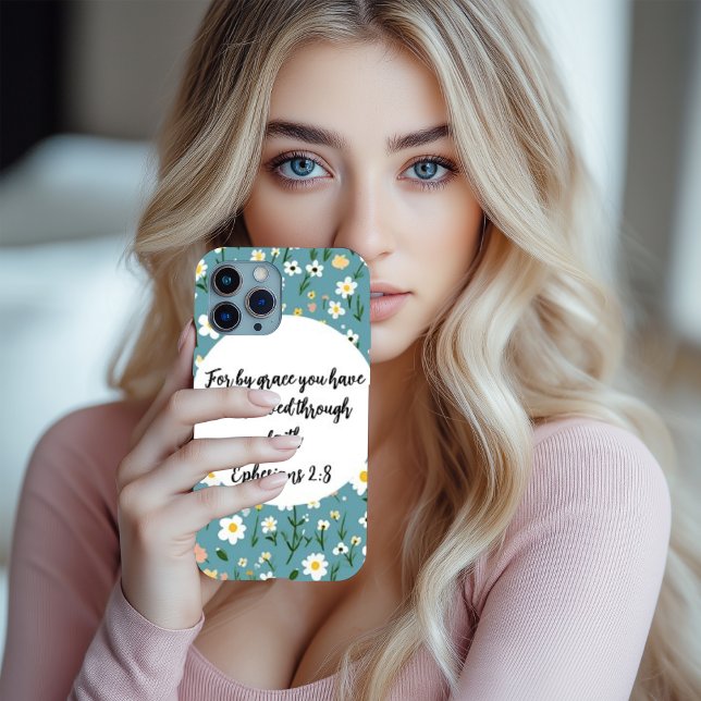 Ephesians 2:8 Christian iPhone 15 Pro Case (Ephesians 2:8 Christian iPhone case)