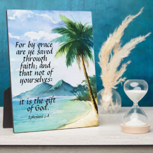 Ephesians 2:8   plaque