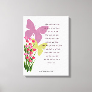 Ephesians 3:17-18 canvas print