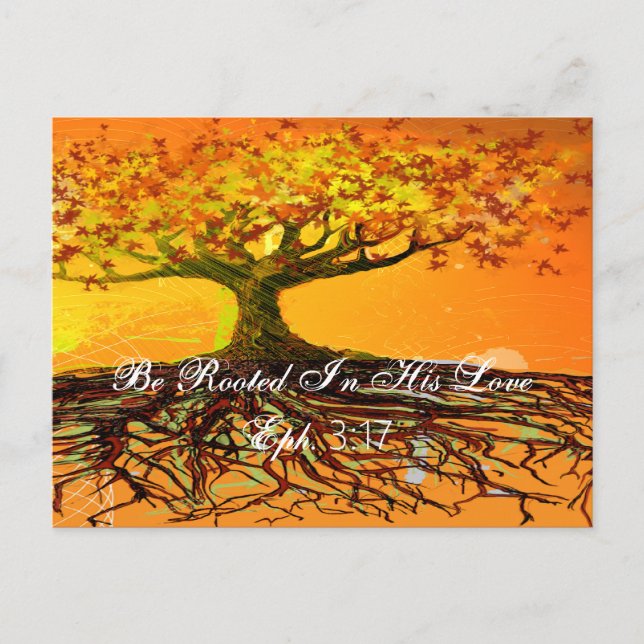 Ephesians 3:17 postcard (Front)