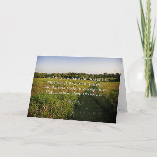 Ephesians 3:18 Scenic Scripture Card