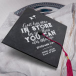 Ephesians 3 20 Chic Modern Bible Verse Graduation Cap Topper<br><div class="desc">Ephesians 3 20 Chic Modern Bible Verse Graduation Cap Topper</div>